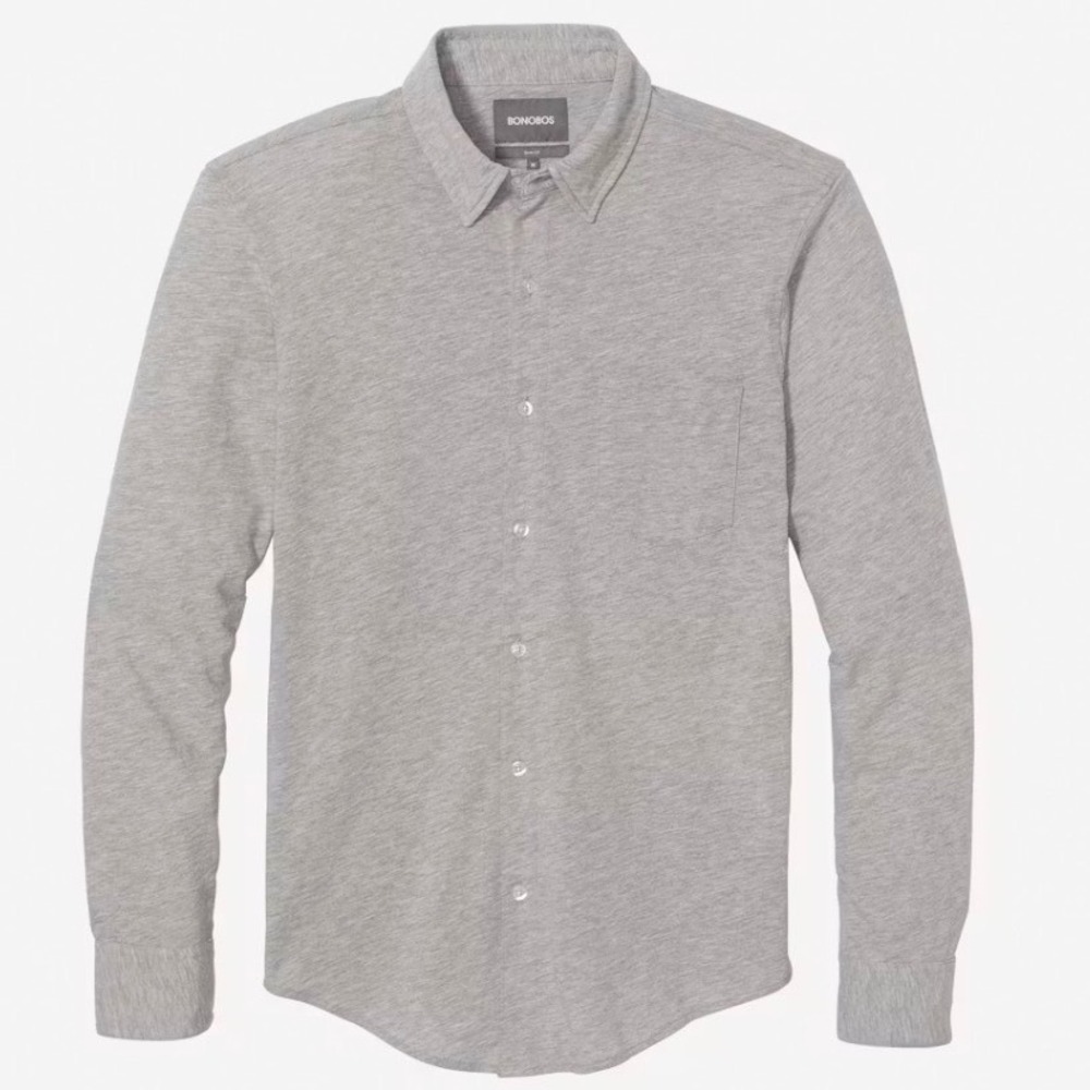 Men's Bonobos Knit Button Down Shirt XL Long Classic Comfort